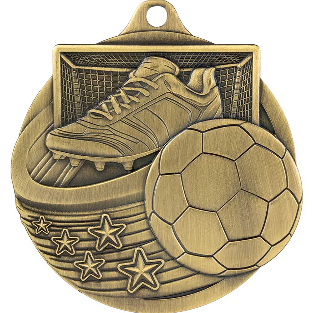 Power Strike Football 50mm Medal 3 Power Strike Football 50mm Medal - Image 3