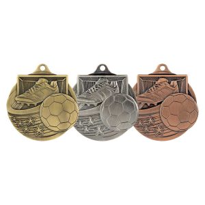 Power Strike Football 70mm Medal