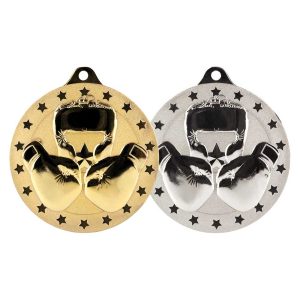 Cascade Stars Boxing 70mm Medal