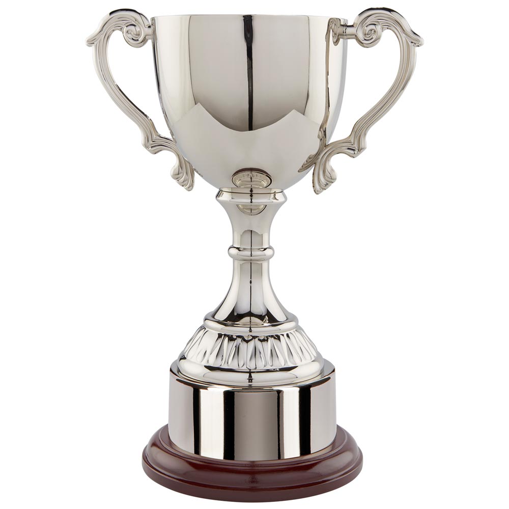 Cambridge Collection Nickel Plated Trophy Cup 3 Cambridge Collection Nickel Plated Trophy Cup - Image 3