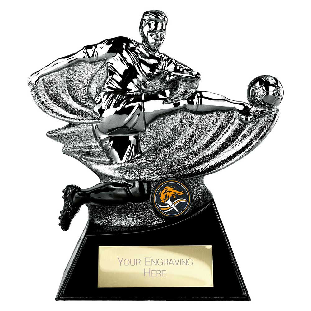 Power Strike Football Trophy Black and Gunmetal 1 Power Strike Football Trophy Black and Gunmetal