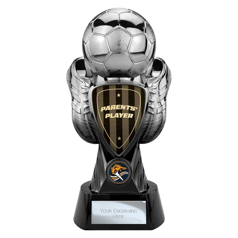 Tournament Parents Player Trophy Black and Gunmetal 1 Tournament Parents Player Trophy Black and Gunmetal