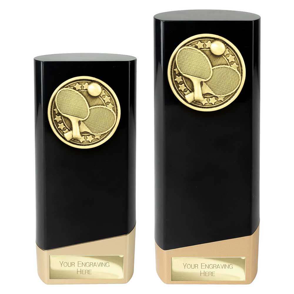 Prime Superstar Table Tennis Trophy Black and Gold 2 Prime Superstar Table Tennis Trophy Black and Gold - Image 2