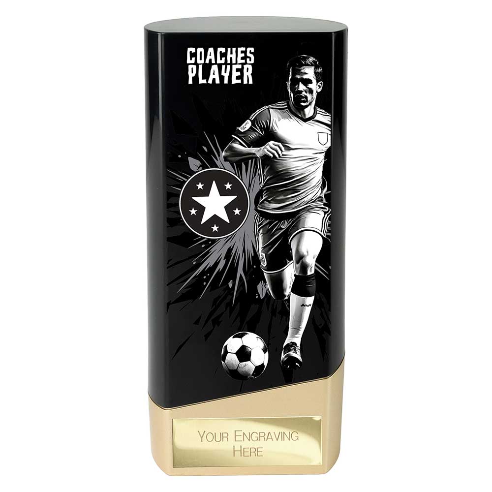 Prime Coaches Player Trophy Black and Gold 1 Prime Coaches Player Trophy Black and Gold