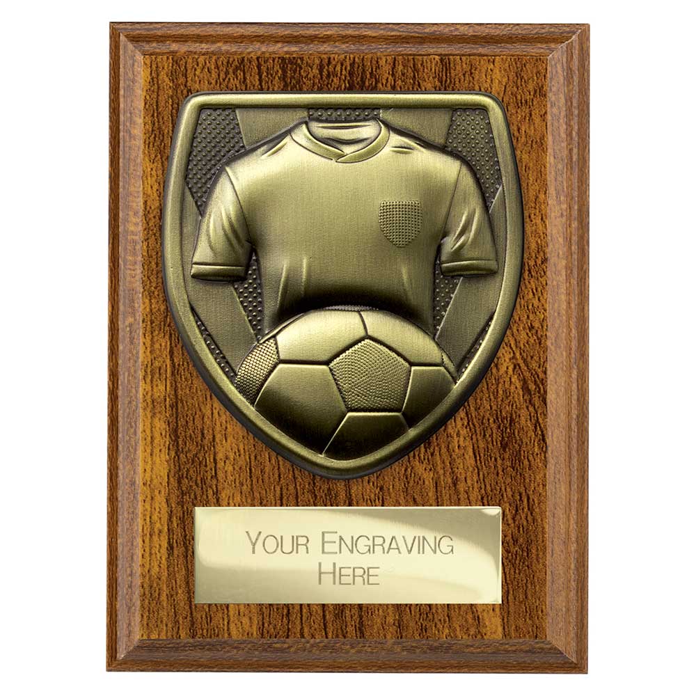 Cobra Plaque Football Shirt and Ball Walnut 2 Cobra Plaque Football Shirt and Ball Walnut - Image 2