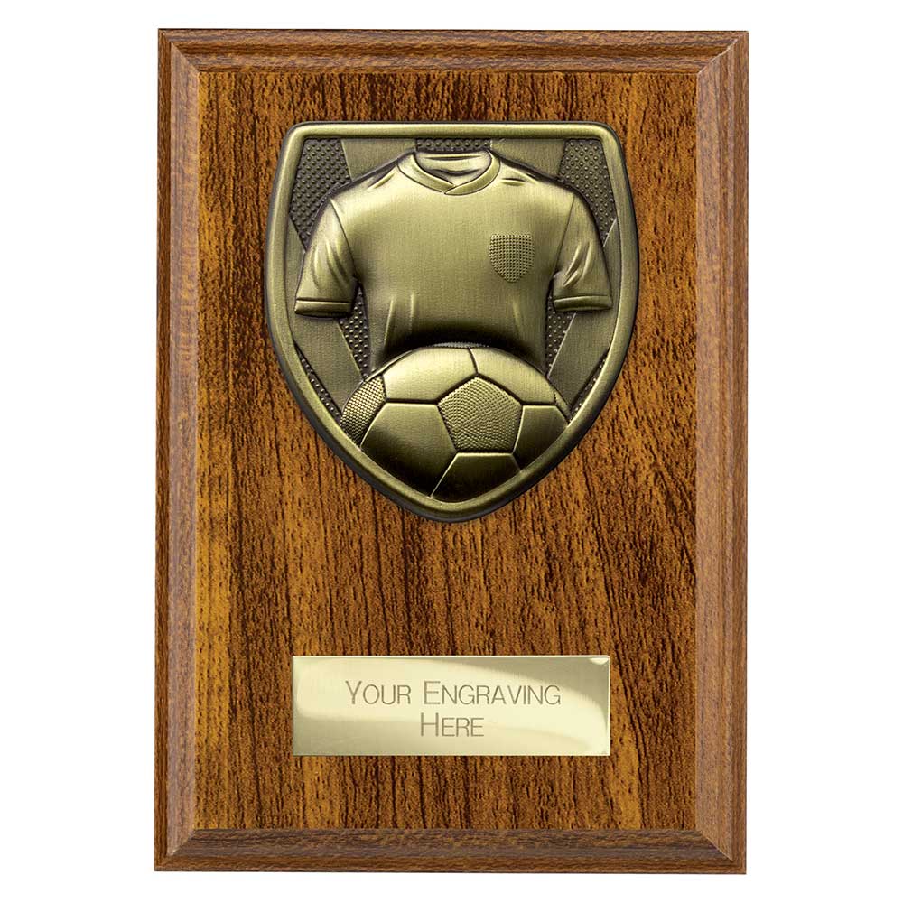 Cobra Plaque Football Shirt and Ball Walnut 1 Cobra Plaque Football Shirt and Ball Walnut