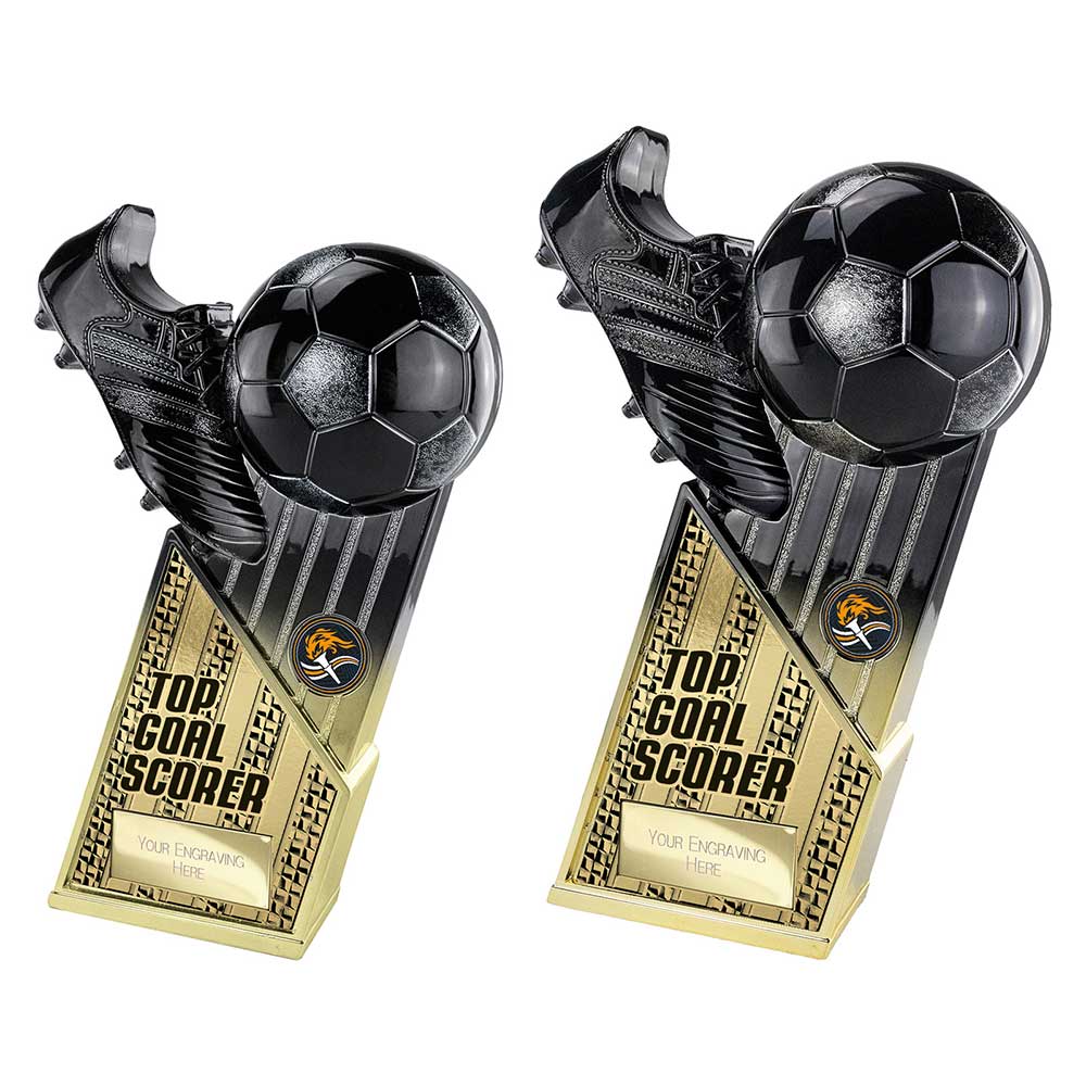 The Marauders Football Top Goal Scorer Trophy Gold and Black 2 The Marauders Football Top Goal Scorer Trophy Gold and Black - Image 2
