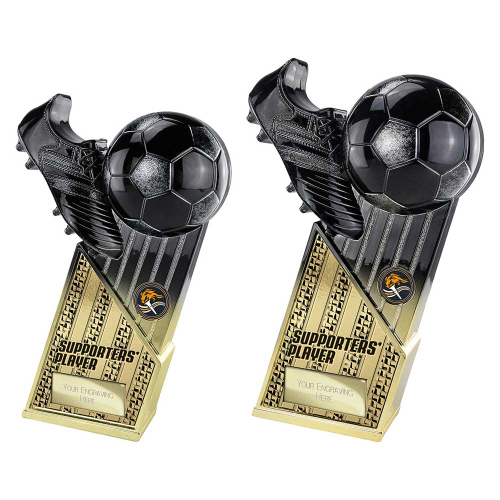 The Marauders Football Supporter Player Trophy Gold and Black 2 The Marauders Football Supporter Player Trophy Gold and Black - Image 2