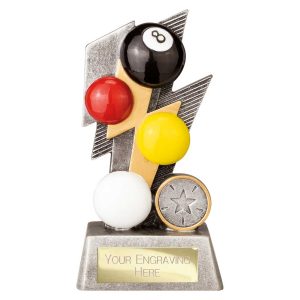 Strike Bolt Pool Trophy
