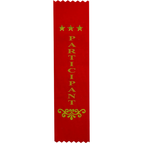 Recognition Participant Ribbon Red 1 Recognition Participant Ribbon Red