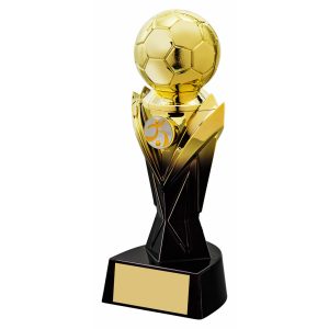 Avastar Football Trophy Black and Gold