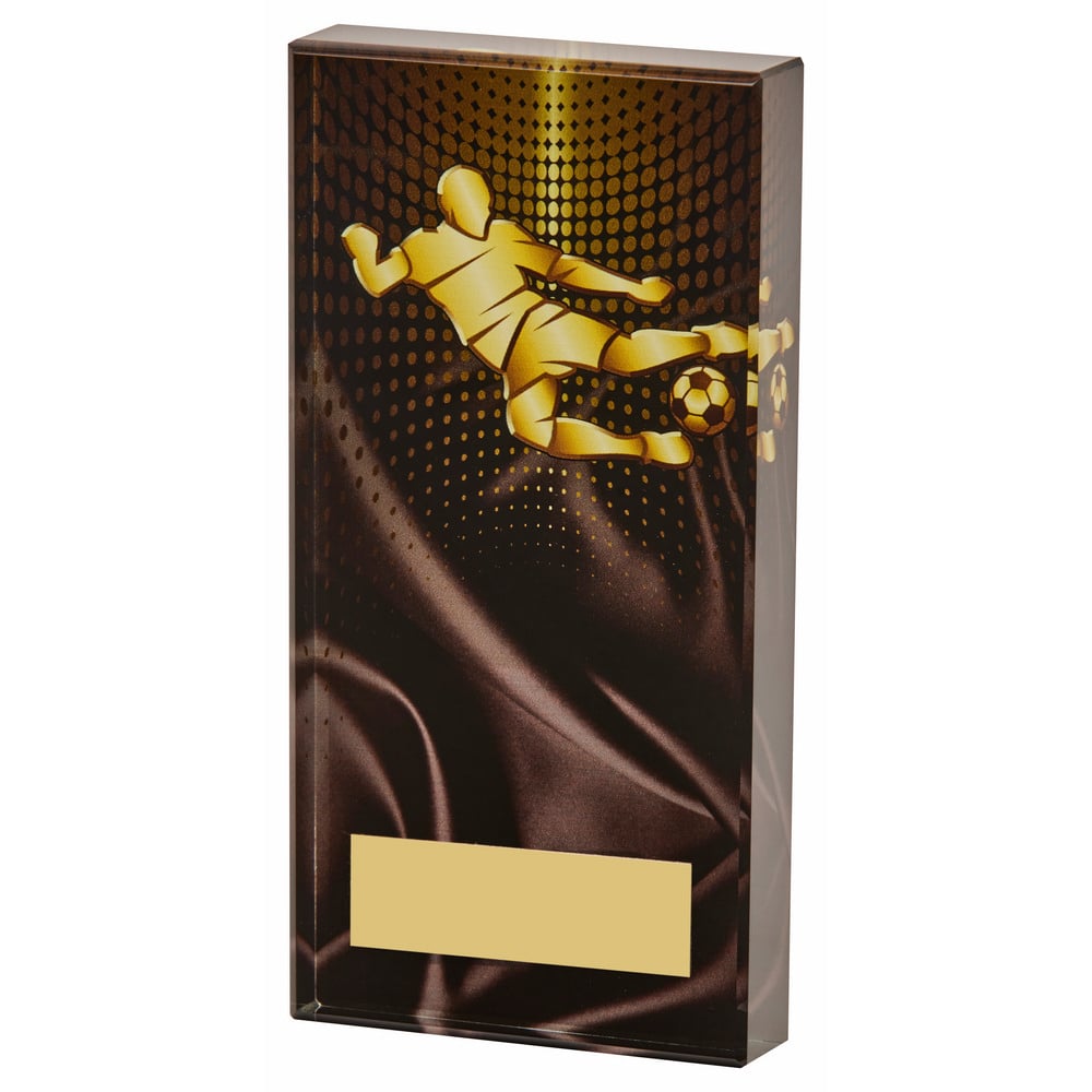 Golden Play Male Glass Football Award 1 Golden Play Male Glass Football Award