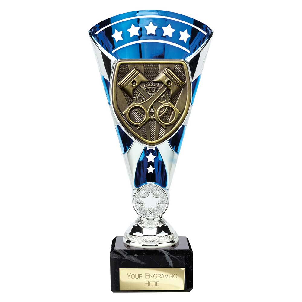 Cobra Star Trophy Cup Motorsport Piston Blue and Silver 2 Cobra Star Trophy Cup Motorsport Piston Blue and Silver - Image 2