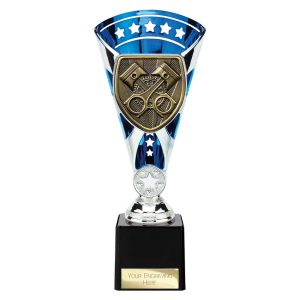Cobra Star Trophy Cup Motorsport Piston Blue and Silver