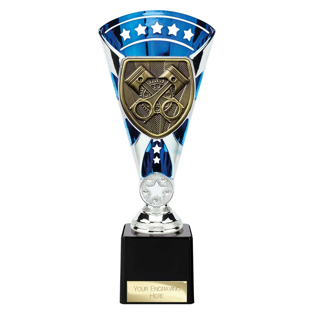Cobra Star Trophy Cup Motorsport Piston Blue and Silver 1 Cobra Star Trophy Cup Motorsport Piston Blue and Silver