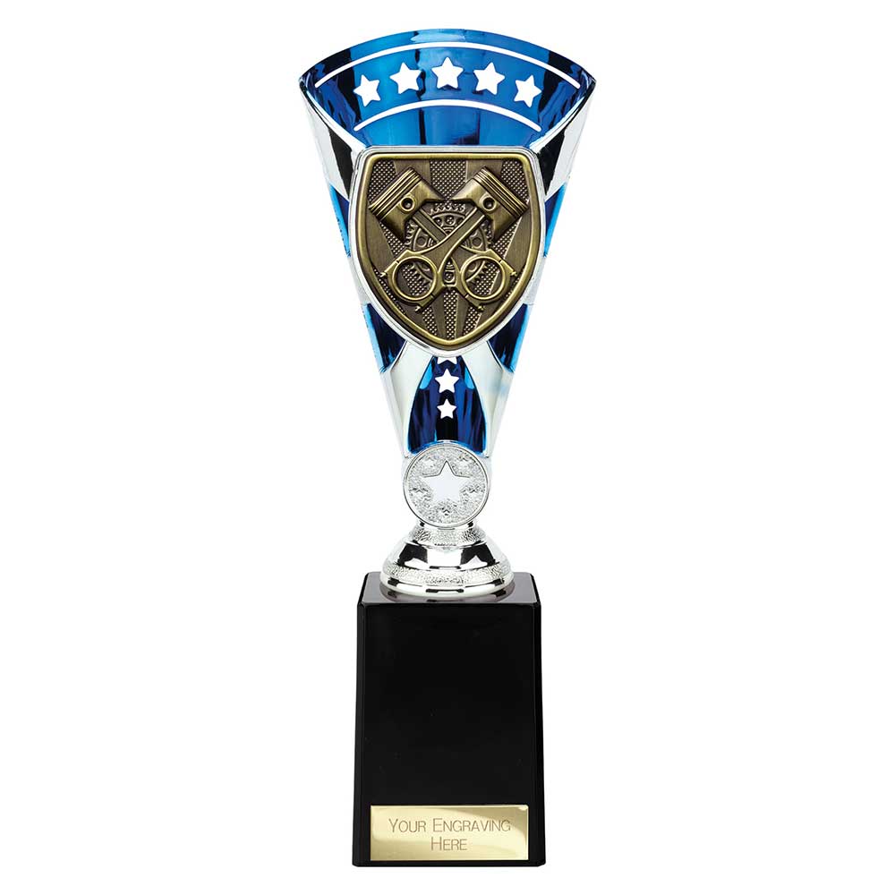 Cobra Star Trophy Cup Motorsport Piston Blue and Silver 4 Cobra Star Trophy Cup Motorsport Piston Blue and Silver - Image 4