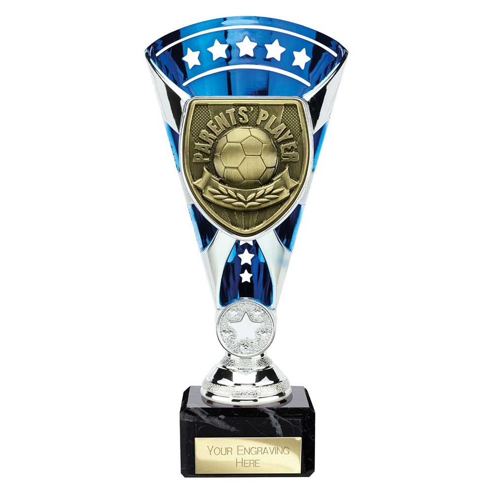 Cobra Star Trophy Cup Parents Player Blue and Silver 2 Cobra Star Trophy Cup Parents Player Blue and Silver - Image 2