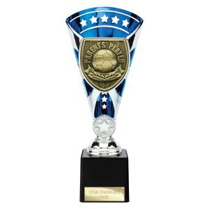 Cobra Star Trophy Cup Parents Player Blue and Silver