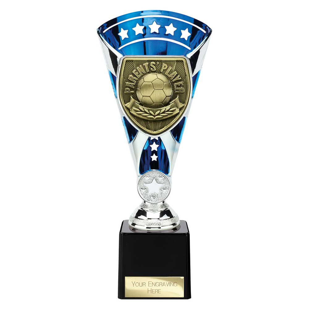Cobra Star Trophy Cup Parents Player Blue and Silver 1 Cobra Star Trophy Cup Parents Player Blue and Silver