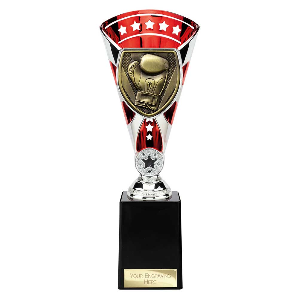 Cobra Star Trophy Cup Boxing Red and Silver 4 Cobra Star Trophy Cup Boxing Red and Silver - Image 4