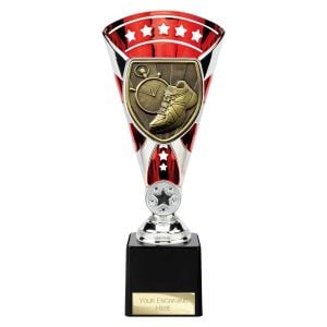 Cobra Star Trophy Cup Running Red and Silver