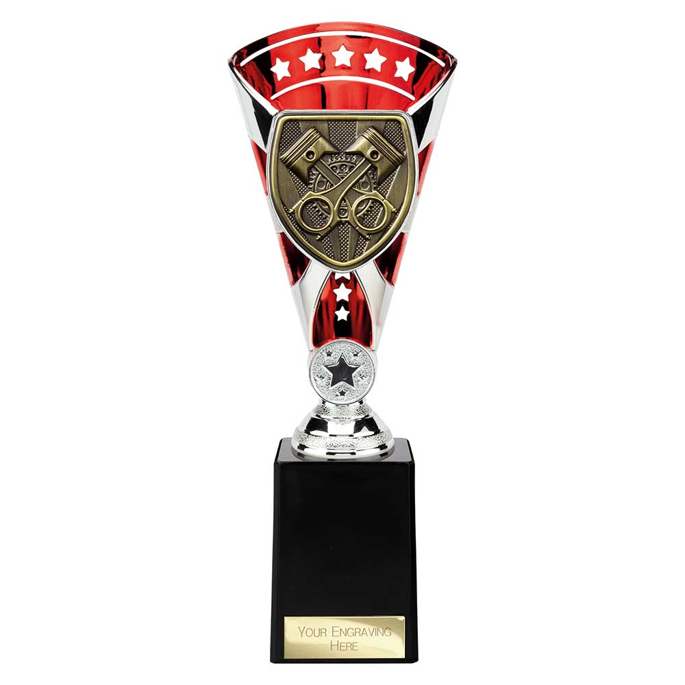 Cobra Star Trophy Cup Motorsport Piston Red and Silver 2 Cobra Star Trophy Cup Motorsport Piston Red and Silver - Image 2