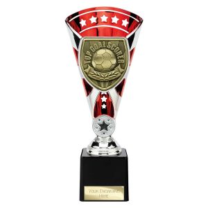 Cobra Star Trophy Cup Top Scorer Red and Silver