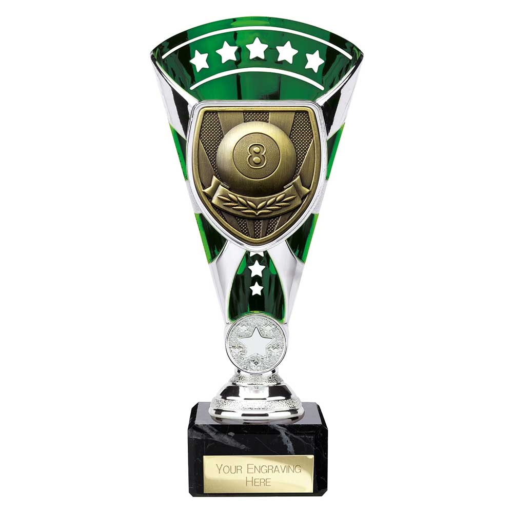 Cobra Star Trophy Cup Pool Green and Silver 2 Cobra Star Trophy Cup Pool Green and Silver - Image 2