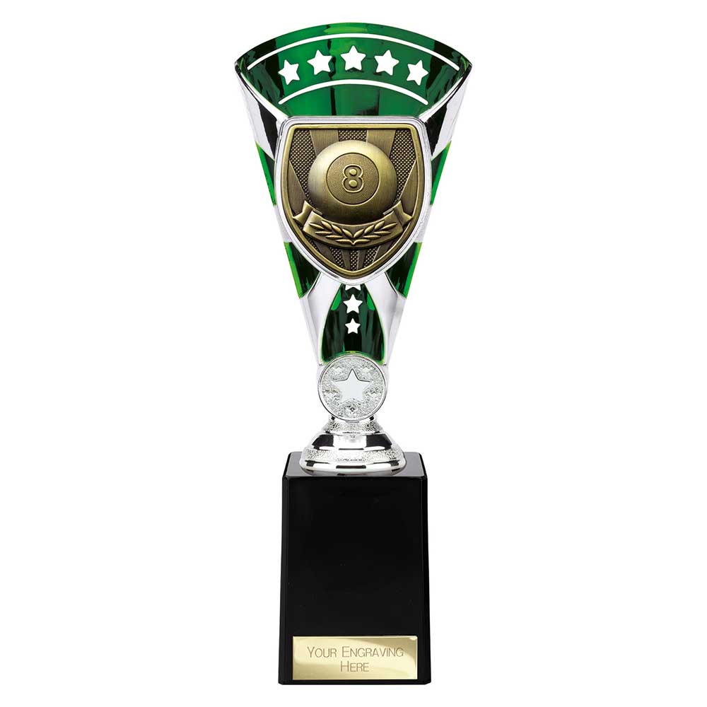 Cobra Star Trophy Cup Pool Green and Silver 4 Cobra Star Trophy Cup Pool Green and Silver - Image 4