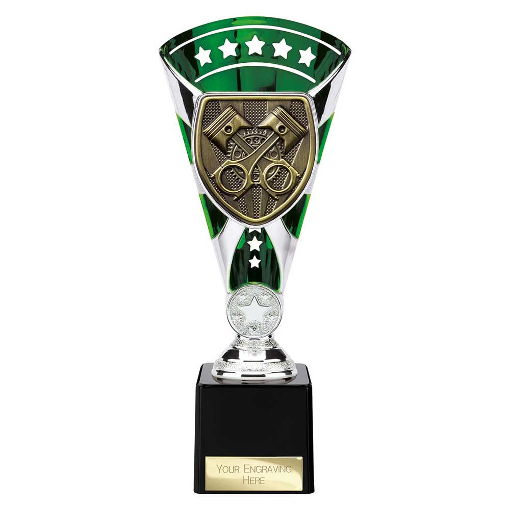 Cobra Star Trophy Cup Motorsport Piston Green and Silver 1 Cobra Star Trophy Cup Motorsport Piston Green and Silver