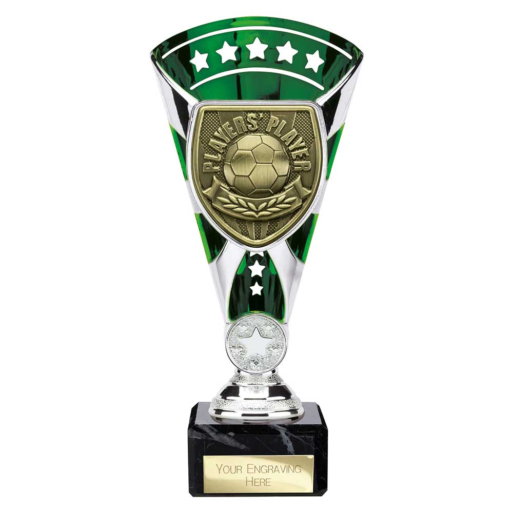 Cobra Star Trophy Cup Players Player Green and Silver 2 Cobra Star Trophy Cup Players Player Green and Silver - Image 2