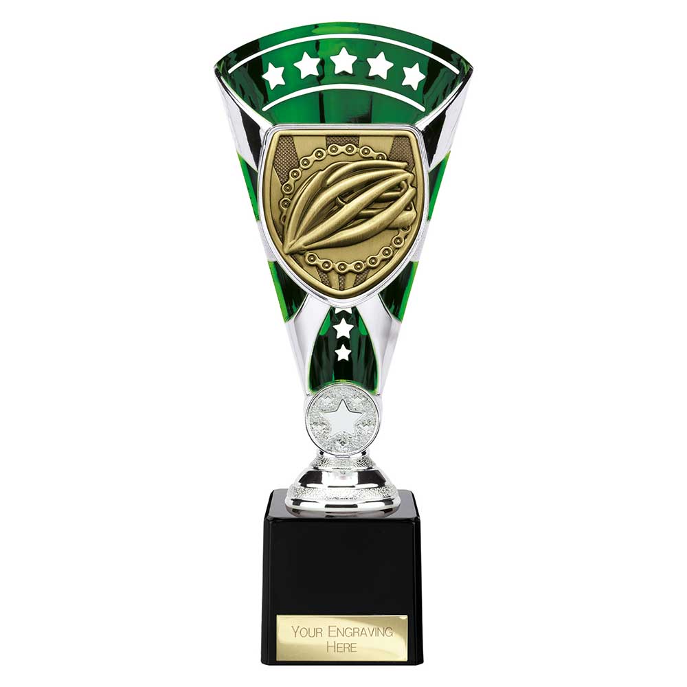 Cobra Star Trophy Cup Cycling Green and Silver 1 Cobra Star Trophy Cup Cycling Green and Silver