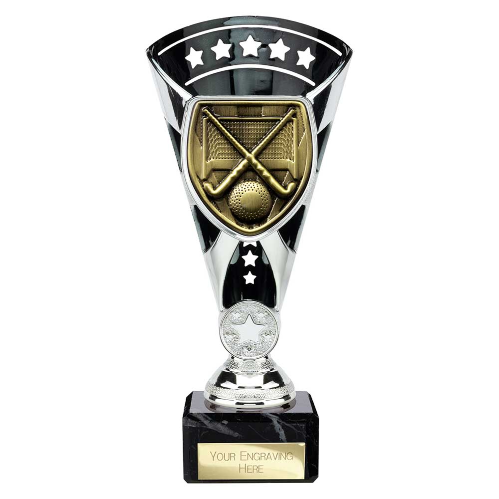Cobra Star Trophy Cup Field Hockey Silver and Black 2 Cobra Star Trophy Cup Field Hockey Silver and Black - Image 2