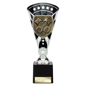Cobra Star Trophy Cup Motorsport Piston Silver and Black