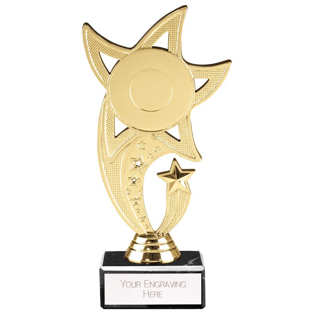 Star Fire Multi Award Trophy Gold 3 Star Fire Multi Award Trophy Gold - Image 3