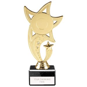 Star Fire Multi Award Trophy Gold