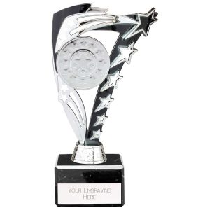 Frenzy Multi Award Trophy Silver and Black