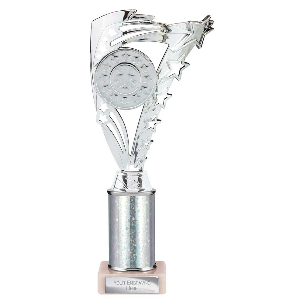 Frenzy Multi Award Tube Trophy Silver 4 Frenzy Multi Award Tube Trophy Silver - Image 4