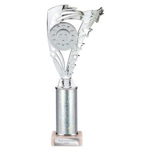Frenzy Multi Award Tube Trophy Silver