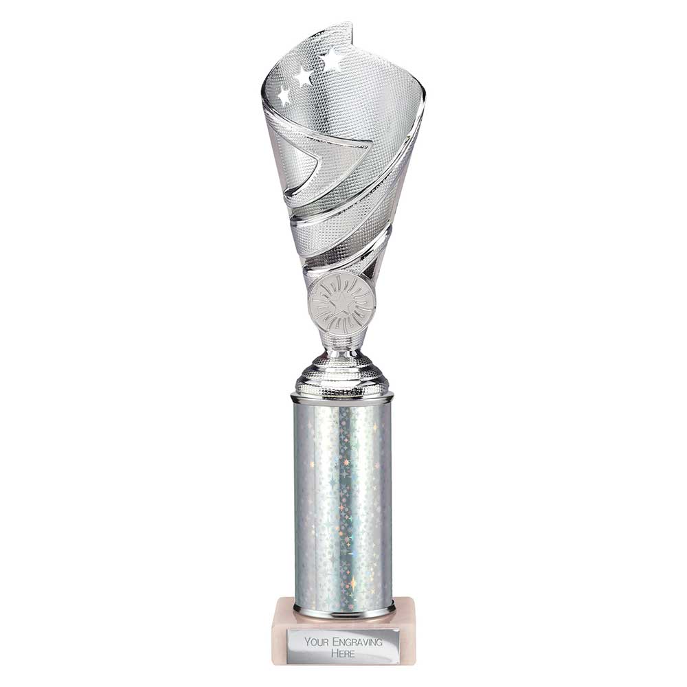 Hurricane Multi Award Tube Trophy Silver 4 Hurricane Multi Award Tube Trophy Silver - Image 4