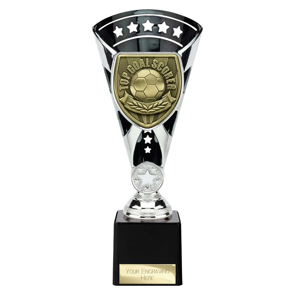 Cobra Star Trophy Cup Top Scorer Silver and Black 1 Cobra Star Trophy Cup Top Scorer Silver and Black