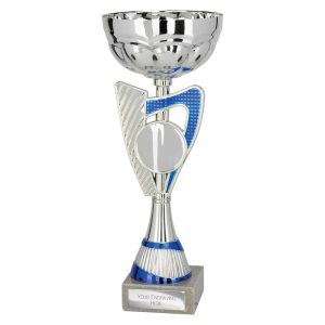 Mystify Trophy Cup Silver and Blue