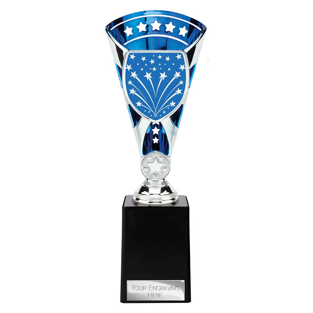 Cobra Star Multi Award Trophy Silver and Blue 4 Cobra Star Multi Award Trophy Silver and Blue - Image 4