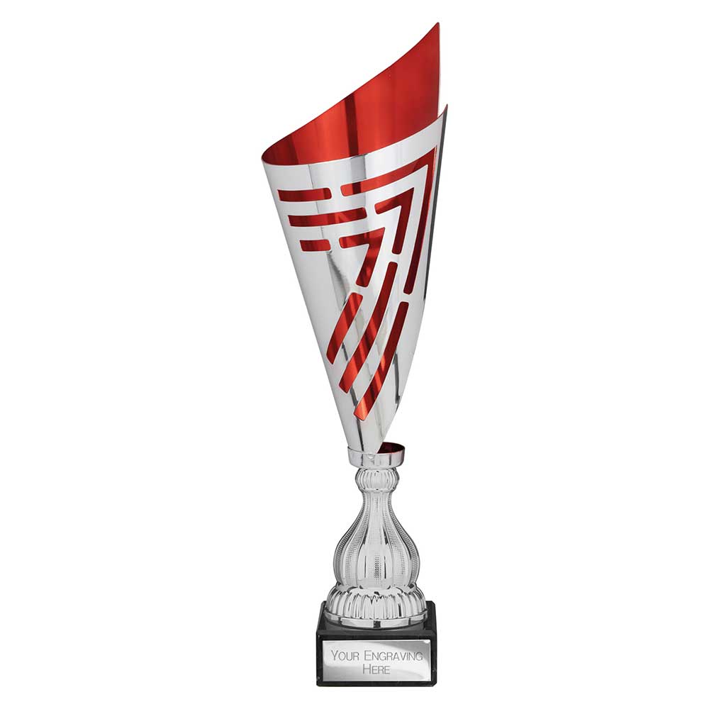 Arrow Laser Trophy Cup Silver and Red 4 Arrow Laser Trophy Cup Silver and Red - Image 4