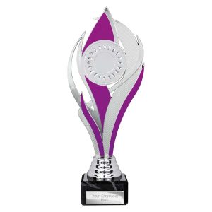 Volcano Trophy Silver and Purple