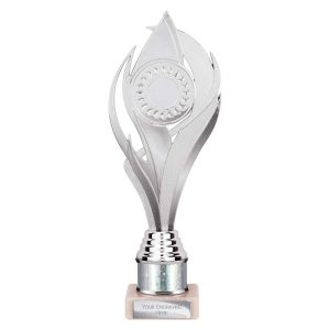 Volcano Multi Award Tube Trophy Silver