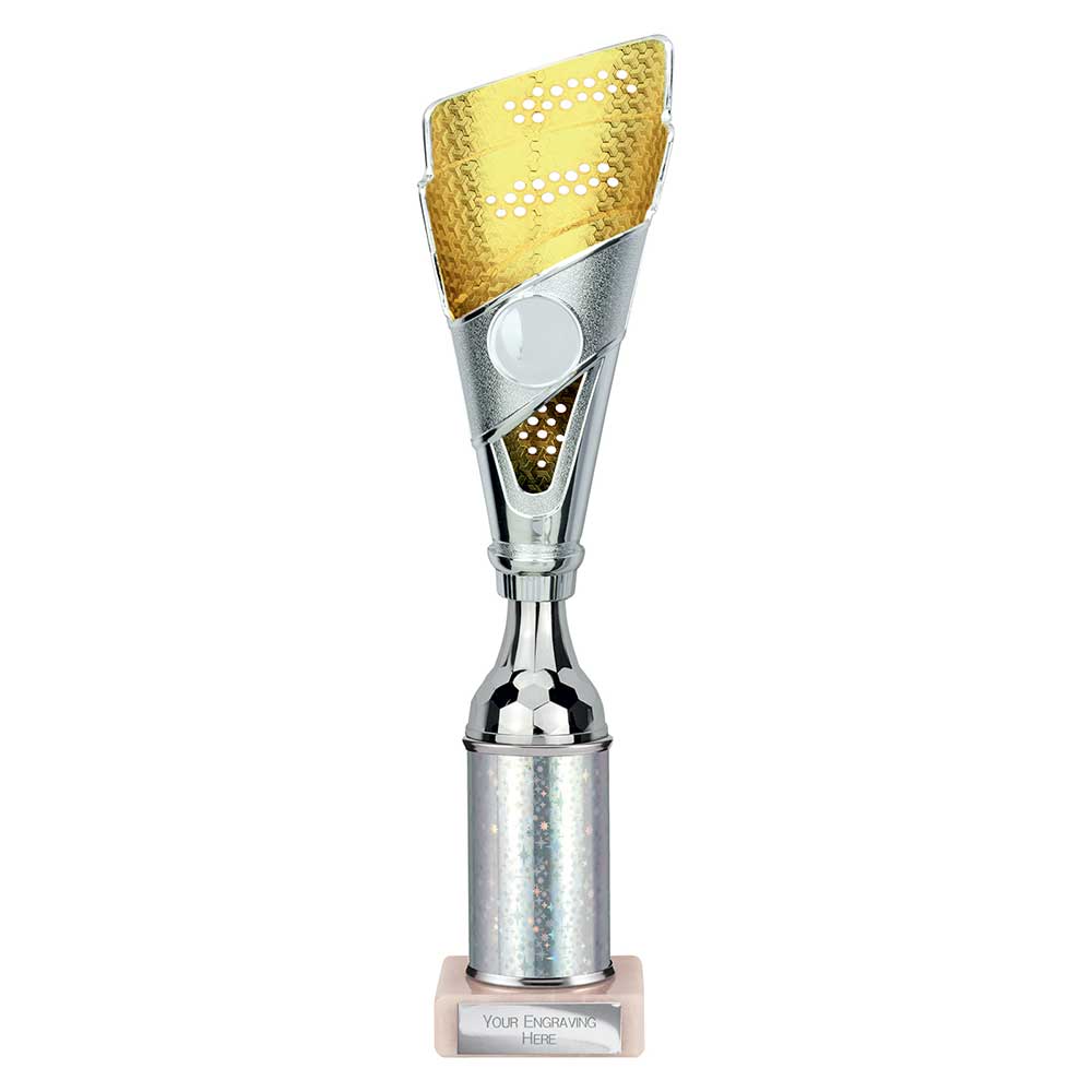 Predator Multi Award Tube Trophy Silver and Gold 4 Predator Multi Award Tube Trophy Silver and Gold - Image 4
