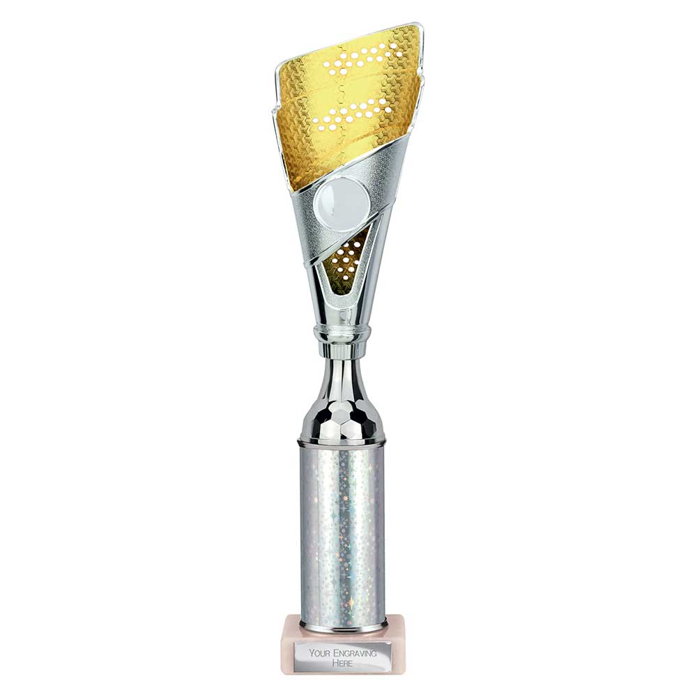 Predator Multi Award Tube Trophy Silver and Gold 5 Predator Multi Award Tube Trophy Silver and Gold - Image 5