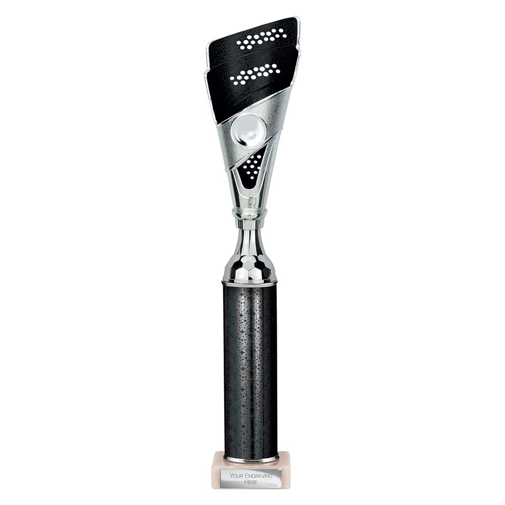 Predator Multi Award Tube Trophy Silver and Black 7 Predator Multi Award Tube Trophy Silver and Black - Image 7