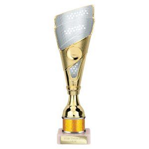 Predator Multi Award Tube Trophy Gold and Silver
